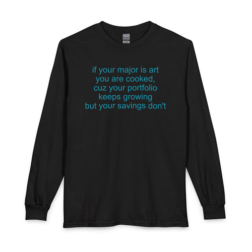 Art major long-sleeve t-shirt