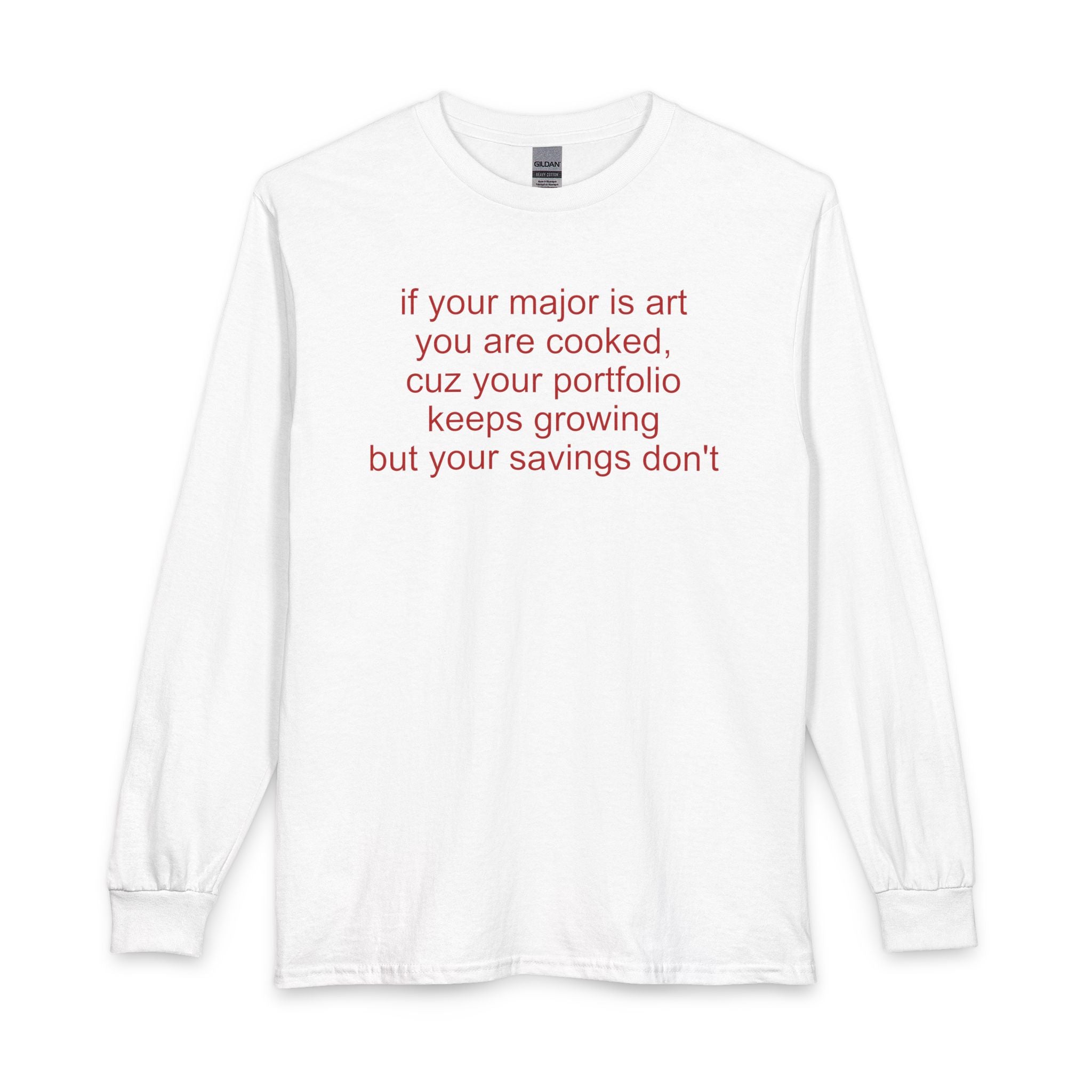 Art major long-sleeve t-shirt