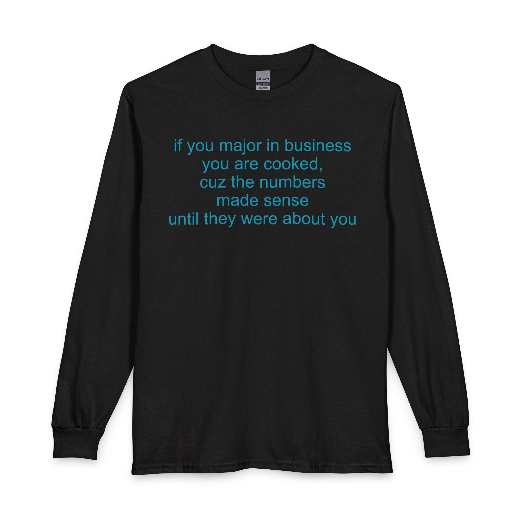 Business major long-sleeve t-shirt